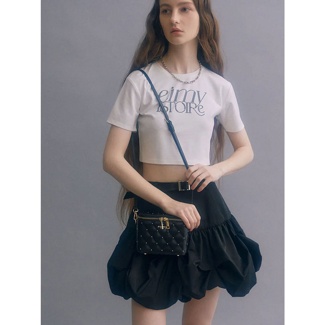 eimy istoire EIMY ISTOIRE random tuck balloon mini skirt