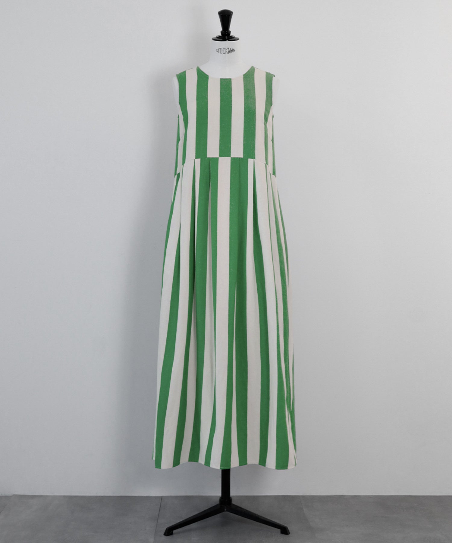 ELFRANK ELFRANK Stripe Sleeveless Long Dress 【Washable】
