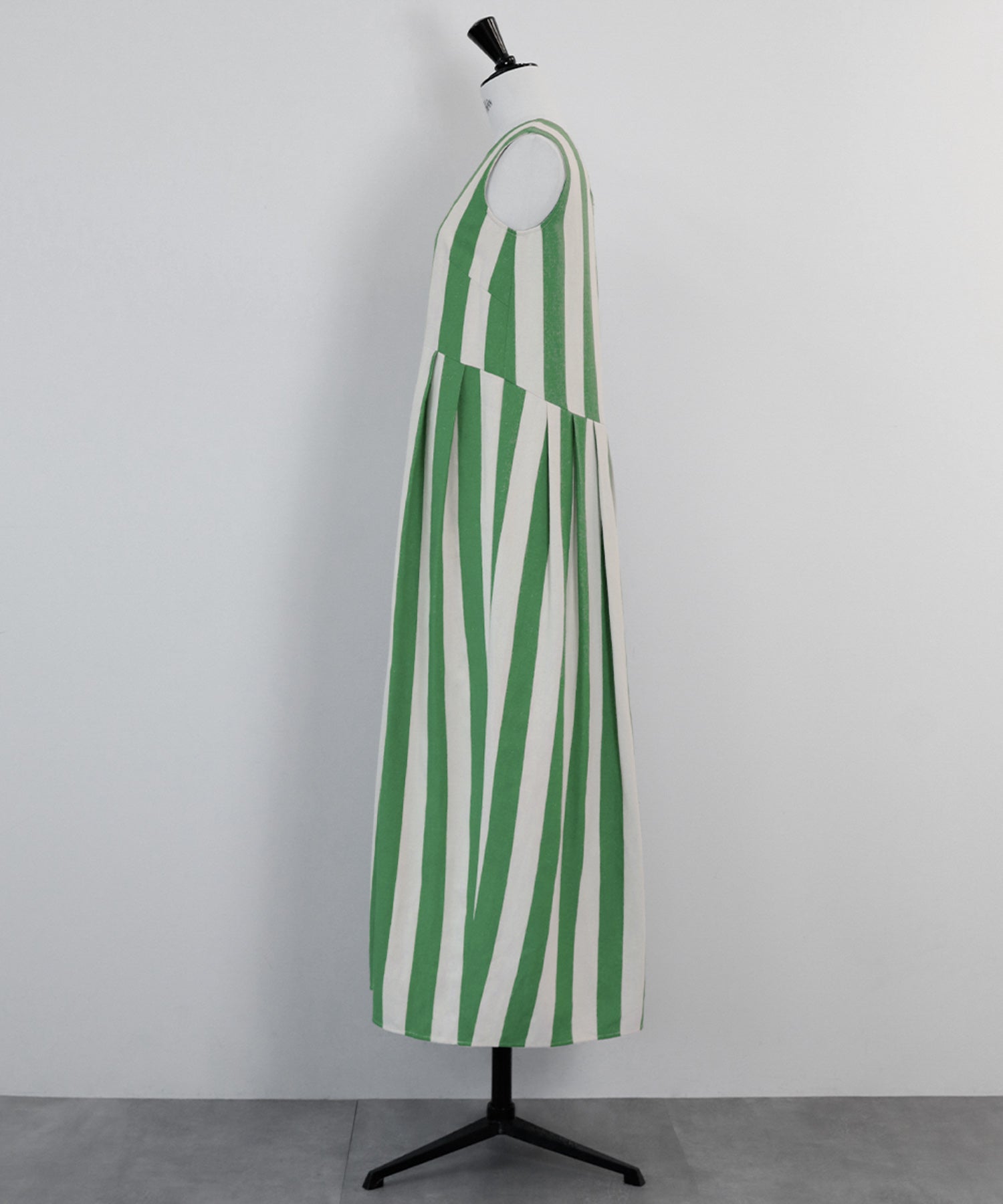 ELFRANK ELFRANK Stripe Sleeveless Long Dress 【Washable】