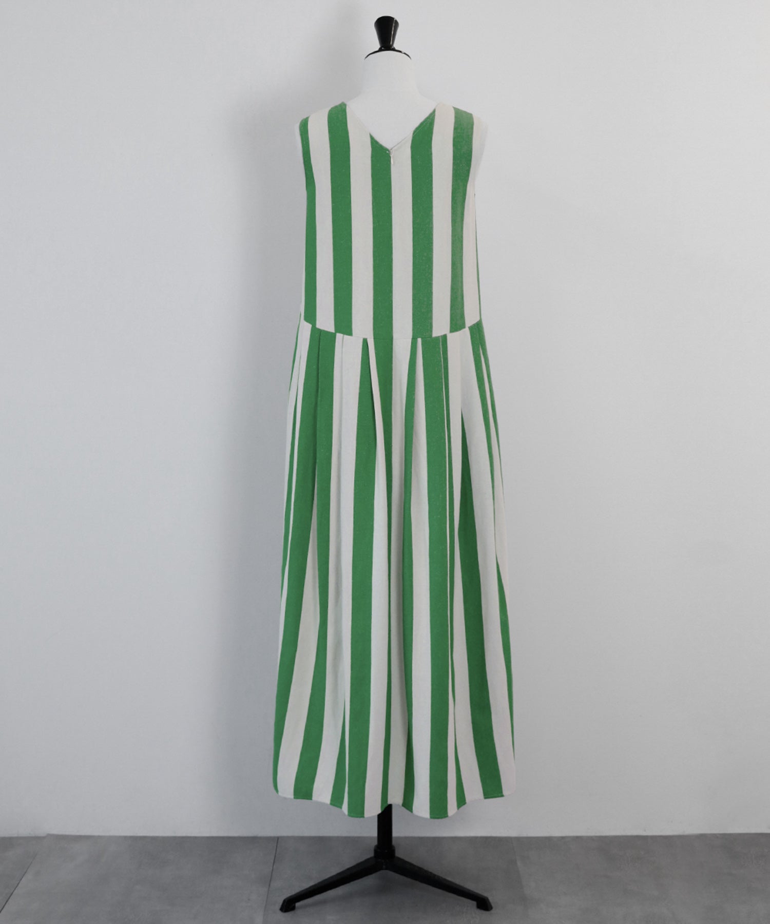 ELFRANK ELFRANK Stripe Sleeveless Long Dress 【Washable】