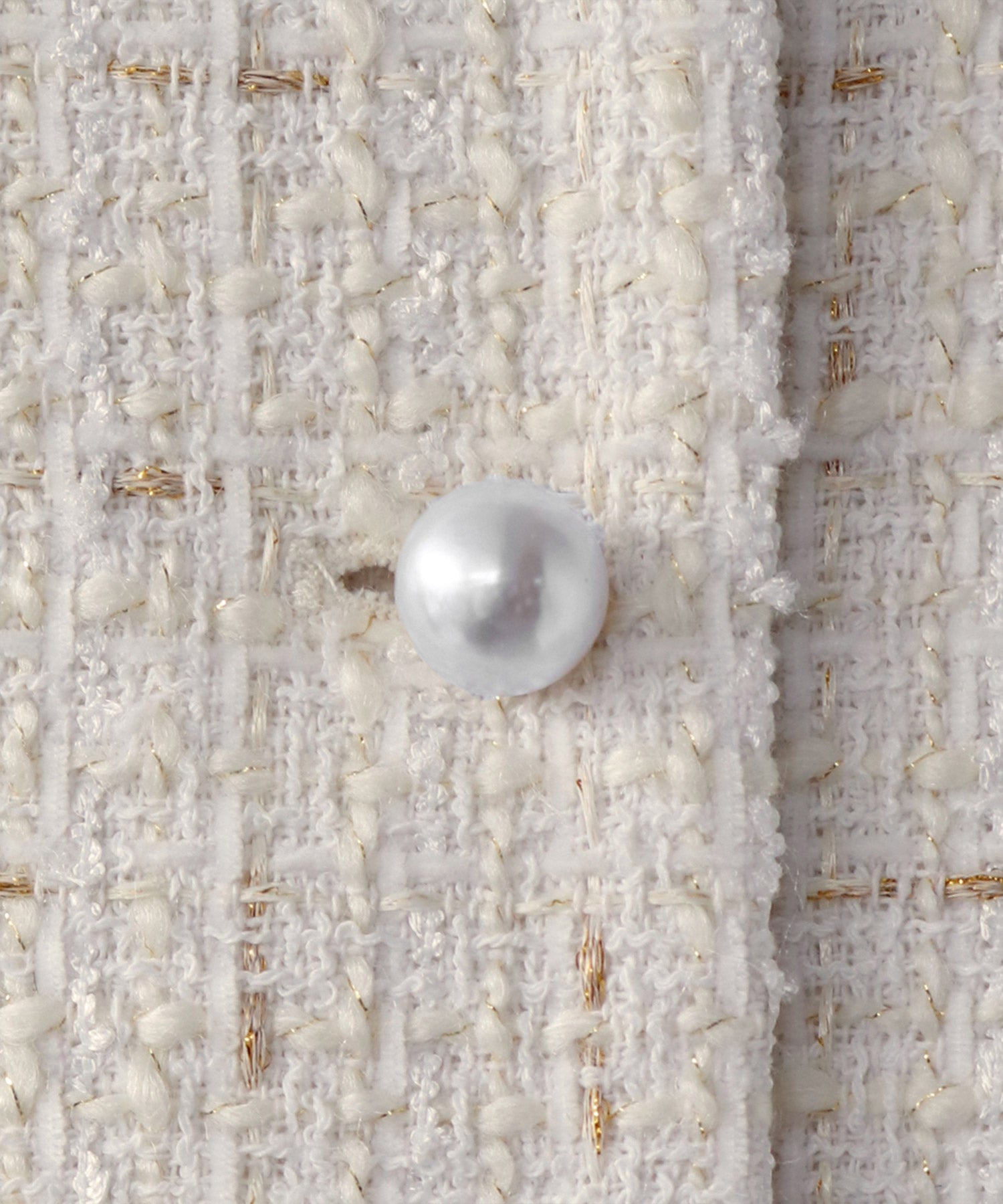 ELFRANK ELFRANK Pearl Button Tweed Fringe Vest