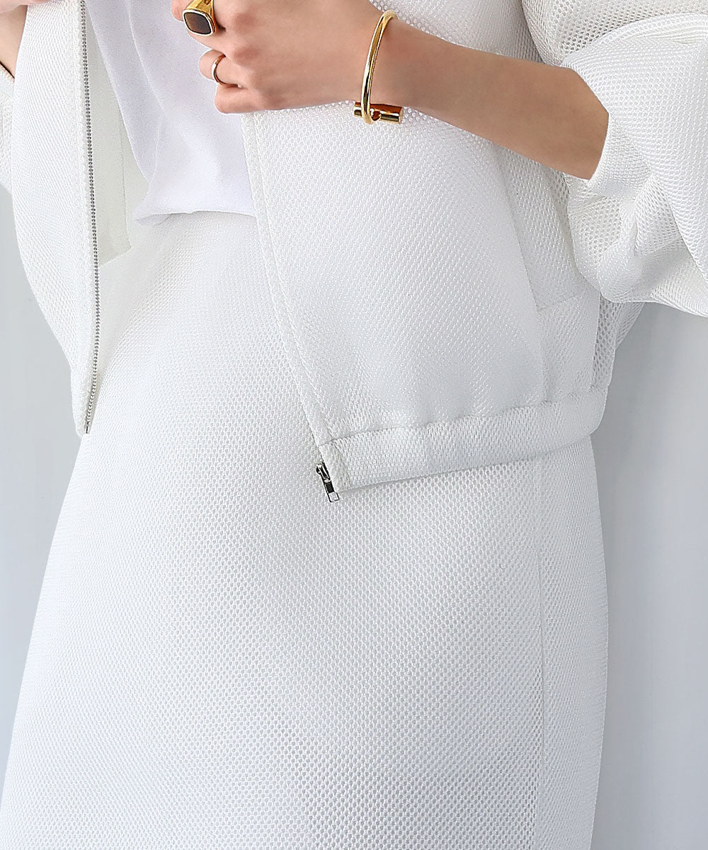 ELFRANK ELFRANK Mesh Cardboard Cocoon Skirt
