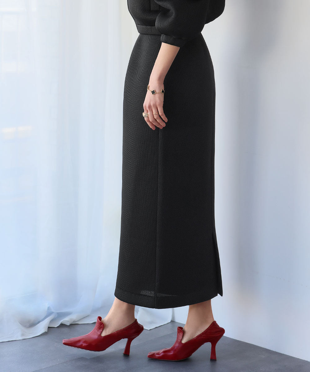 ELFRANK ELFRANK Mesh Cardboard Cocoon Skirt