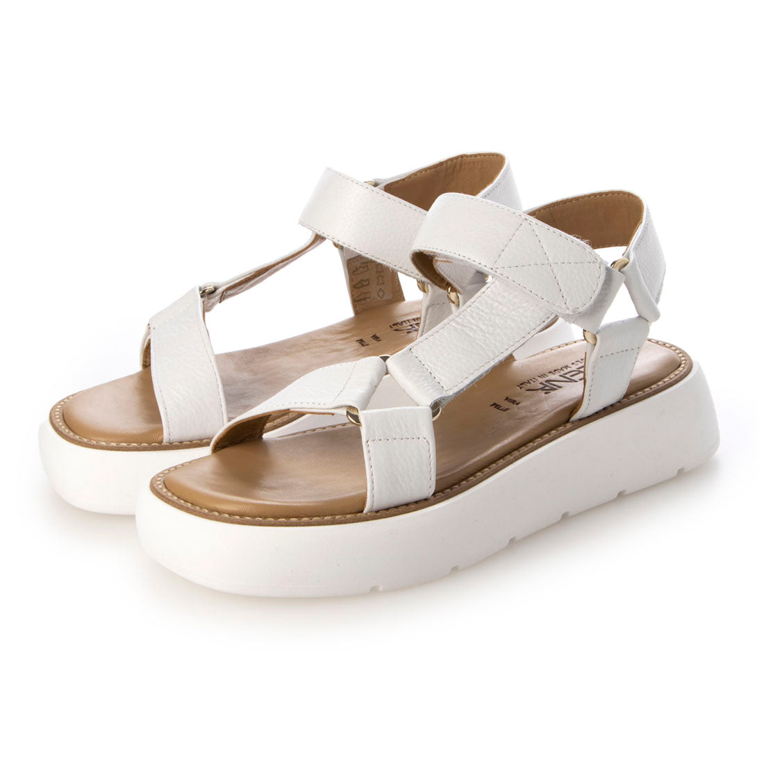 Erena ELENA Platform Velcro Sandals