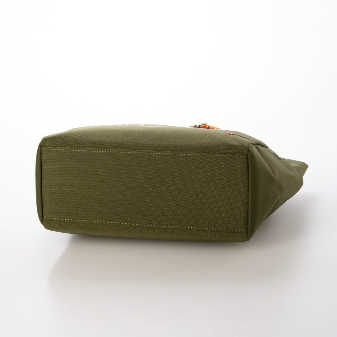 エルスポーツ ELLESPORT ロープハンドル トートバッグ Mサイズ ミニポーチ付き 軽量 はっ水 （カーキ(KHAKI)） カーキ(KHAKI)