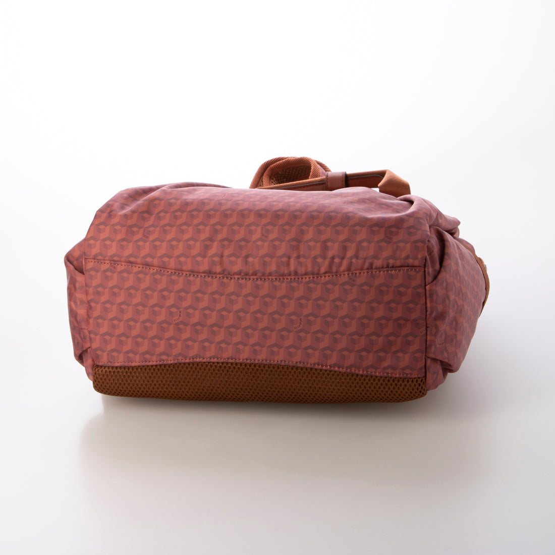 エルスポーツ ELLESPORT 2WAY プリーツ リュックサック 軽量 はっ水 キューブ （テラコッタ(TERRACOTTA)） テラコッタ(TERRACOTTA)