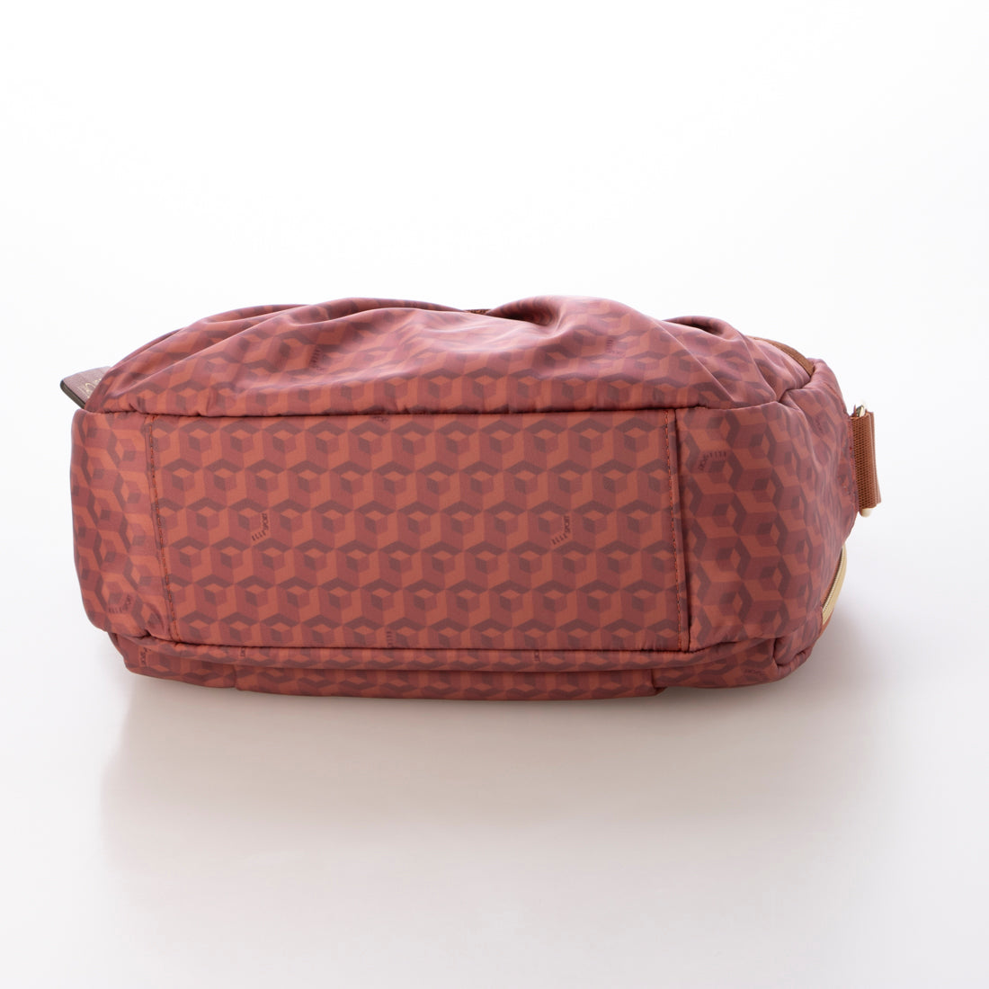 エルスポーツ ELLESPORT ELLE SPORT 軽量 はっ水 プリーツ ウォレットショルダーバッグ 軽量 撥水 （テラコッタ(TERRACOTTA)） テラコッタ(TERRACOTTA)