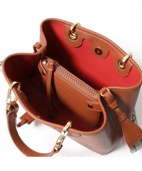 美品 EMPORIO ARMANI 金ボタン カシミヤ混ブレザー バーガンディ Emporio Armani EMPORIO ARMANI EMPORIO ARMANI Shoulder Bag EW000361 AF1