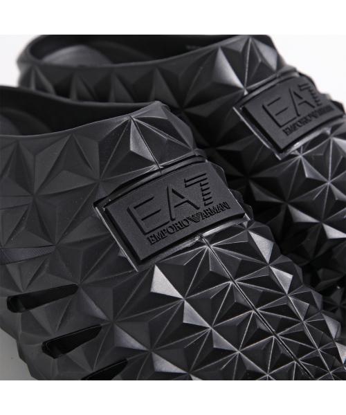 エンポリオ アルマーニ EMPORIO ARMANI EA7 EMPORIO ARMANI スライドサンダル XBR001 XK385 （00002/BLACK/ブラック） 00002/BLACK/ブラック
