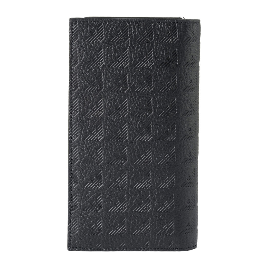 エンポリオ アルマーニ EMPORIO ARMANI 長財布 エンポリオアルマーニ ALL OVER EMBOSSED EAGLE LARGE WALLET EM001742 AF14774 UC001 BLACK （ブラック） ブラック