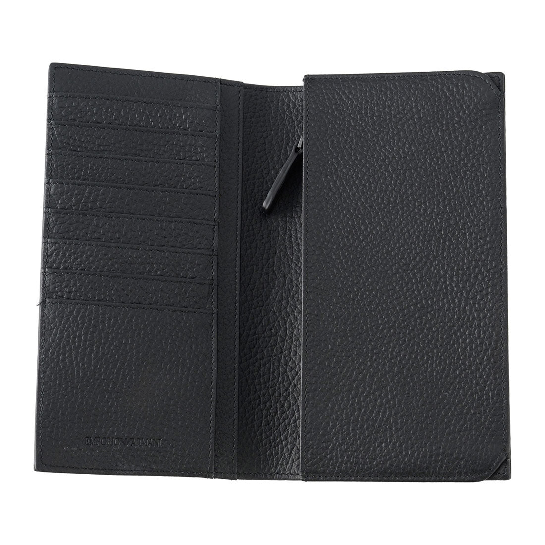 エンポリオ アルマーニ EMPORIO ARMANI 長財布 エンポリオアルマーニ ALL OVER EMBOSSED EAGLE LARGE WALLET EM001742 AF14774 UC001 BLACK （ブラック） ブラック