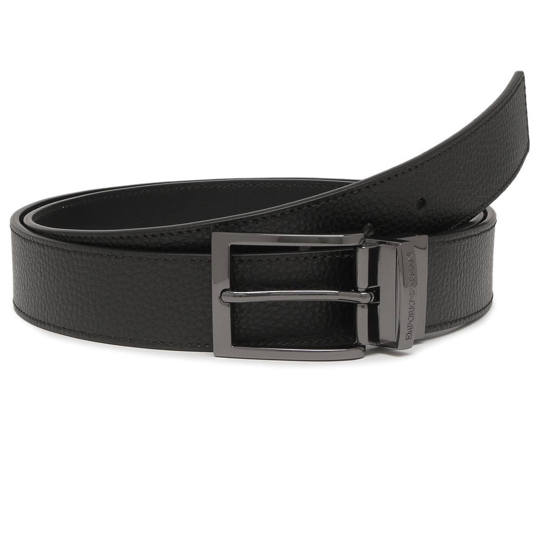 エンポリオ アルマーニ EMPORIO ARMANI ベルト リバーシブル ブラック メンズ EMPORIO ARMANI Y4S195 YLO8J 80741 （NERO NERO） NERO NERO