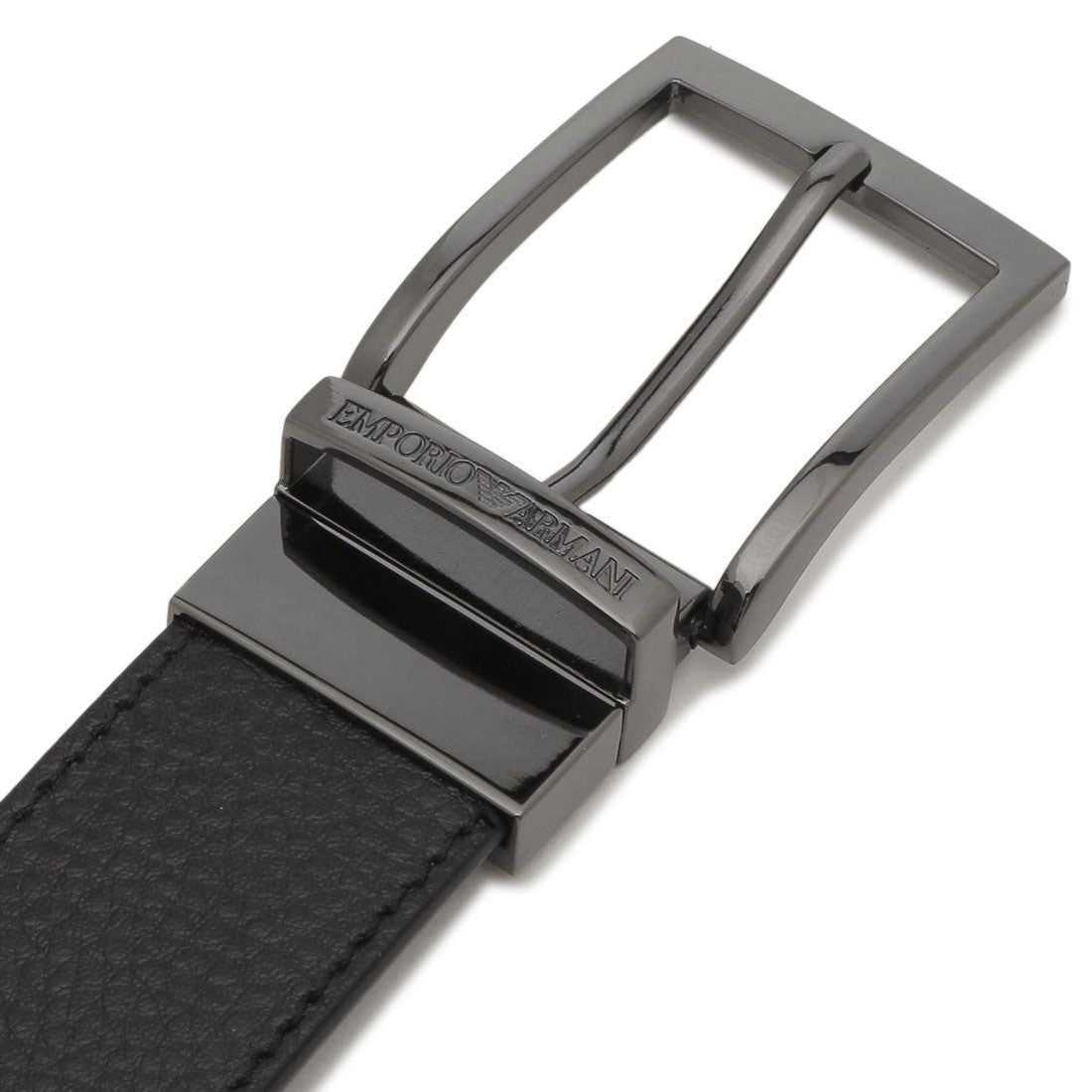 エンポリオ アルマーニ EMPORIO ARMANI ベルト リバーシブル ブラック メンズ EMPORIO ARMANI Y4S195 YLO8J 80741 （NERO NERO） NERO NERO