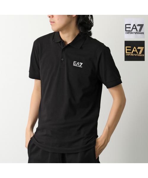 エンポリオ アルマーニ EMPORIO ARMANI EA7 EMPORIO ARMANI ポロシャツ 8NPF14 PJVQZ 半袖 （0208/BLACK-ブラック） 0208/BLACK-ブラック