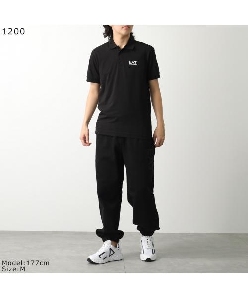 エンポリオ アルマーニ EMPORIO ARMANI EA7 EMPORIO ARMANI ポロシャツ 8NPF14 PJVQZ 半袖 （0208/BLACK-ブラック） 0208/BLACK-ブラック