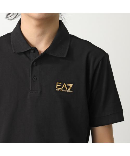 エンポリオ アルマーニ EMPORIO ARMANI EA7 EMPORIO ARMANI ポロシャツ 8NPF14 PJVQZ 半袖 （0208/BLACK-ブラック） 0208/BLACK-ブラック