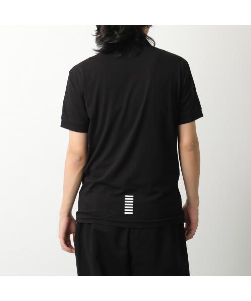 エンポリオ アルマーニ EMPORIO ARMANI EA7 EMPORIO ARMANI ポロシャツ 8NPF14 PJVQZ 半袖 （0208/BLACK-ブラック） 0208/BLACK-ブラック