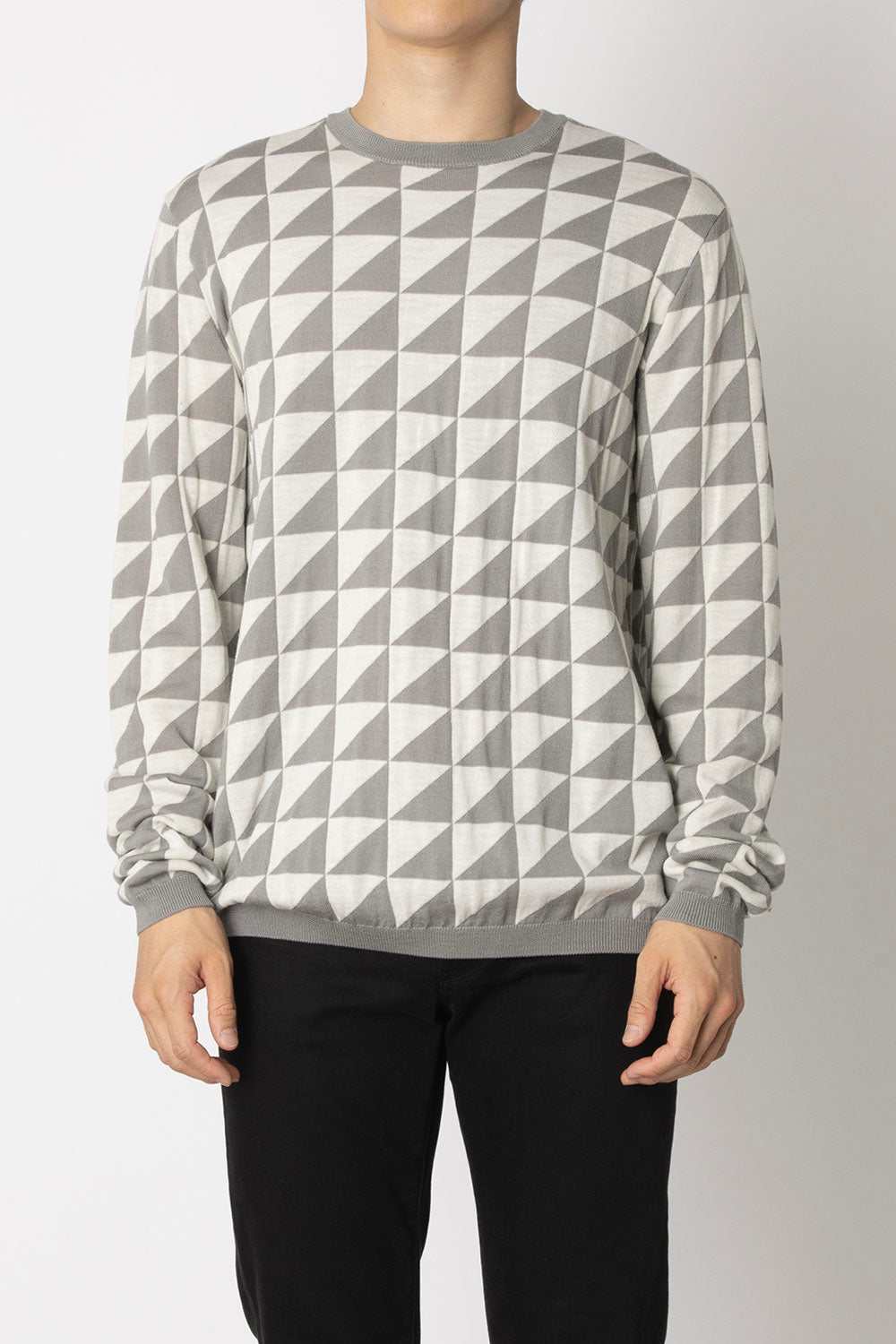 エンポリオ アルマーニ EMPORIO ARMANI EMPORIO ARMANI クルーネックセーター マルタミボンド（グレー） グレー