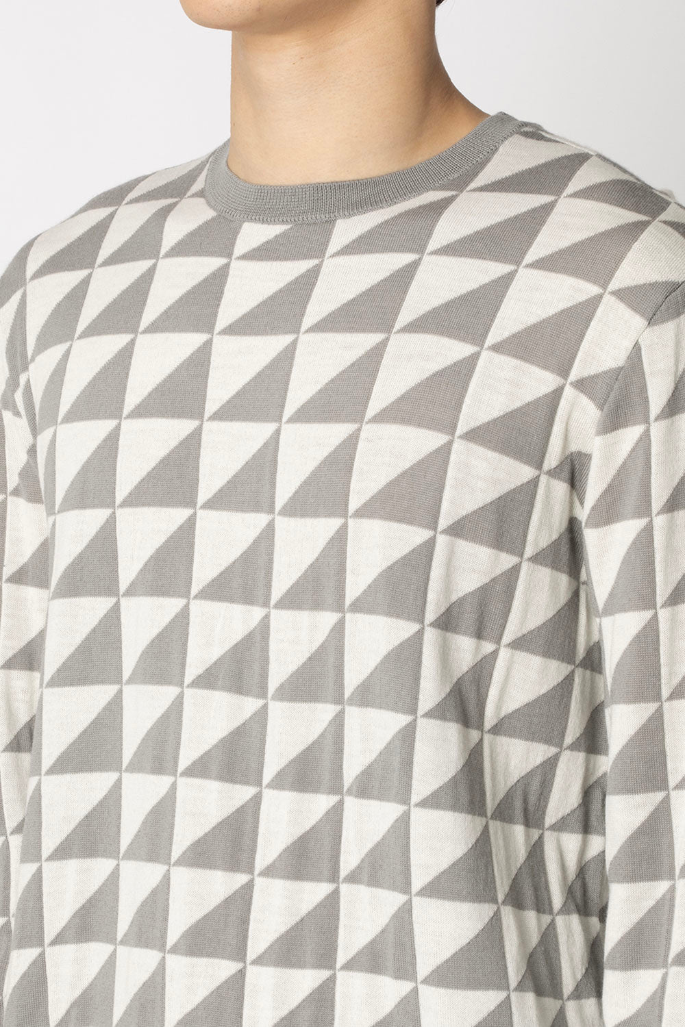エンポリオ アルマーニ EMPORIO ARMANI EMPORIO ARMANI クルーネックセーター マルタミボンド（グレー） グレー