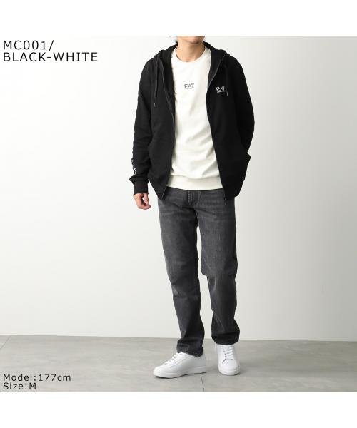 エンポリオ アルマーニ EMPORIO ARMANI EA7 EMPORIO ARMANI パーカー 7M000568 AF13512 （MC001/BLACK-WHITE） MC001/BLACK-WHITE
