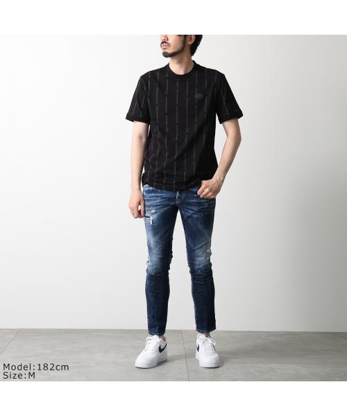 エンポリオ アルマーニ EMPORIO ARMANI EA7 EMPORIO ARMANI Tシャツ 7M001391 AF12874 （UC001/BLACK-SMOKED-PEARLF） UC001/BLACK-SMOKED-PEARLF