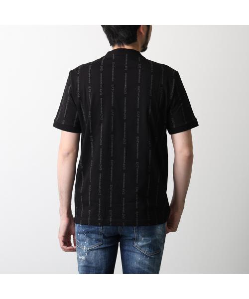 エンポリオ アルマーニ EMPORIO ARMANI EA7 EMPORIO ARMANI Tシャツ 7M001391 AF12874 （UC001/BLACK-SMOKED-PEARLF） UC001/BLACK-SMOKED-PEARLF