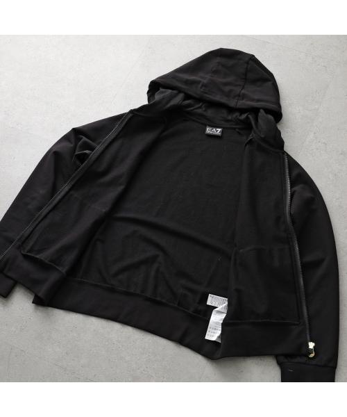 エンポリオ アルマーニ EMPORIO ARMANI EA7 EMPORIO ARMANI ジップアップパーカー 7W000458 AF13135 （UC001/BLACK/ブラック） UC001/BLACK/ブラック