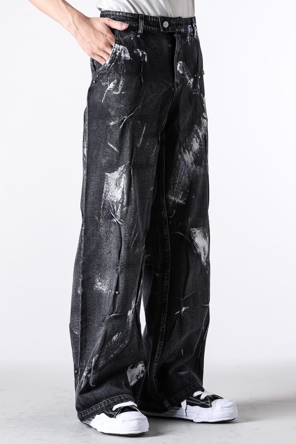 エモーショナル ワールド EMOTIONAL WORLD Pierced Jeans （BLACK） BLACK