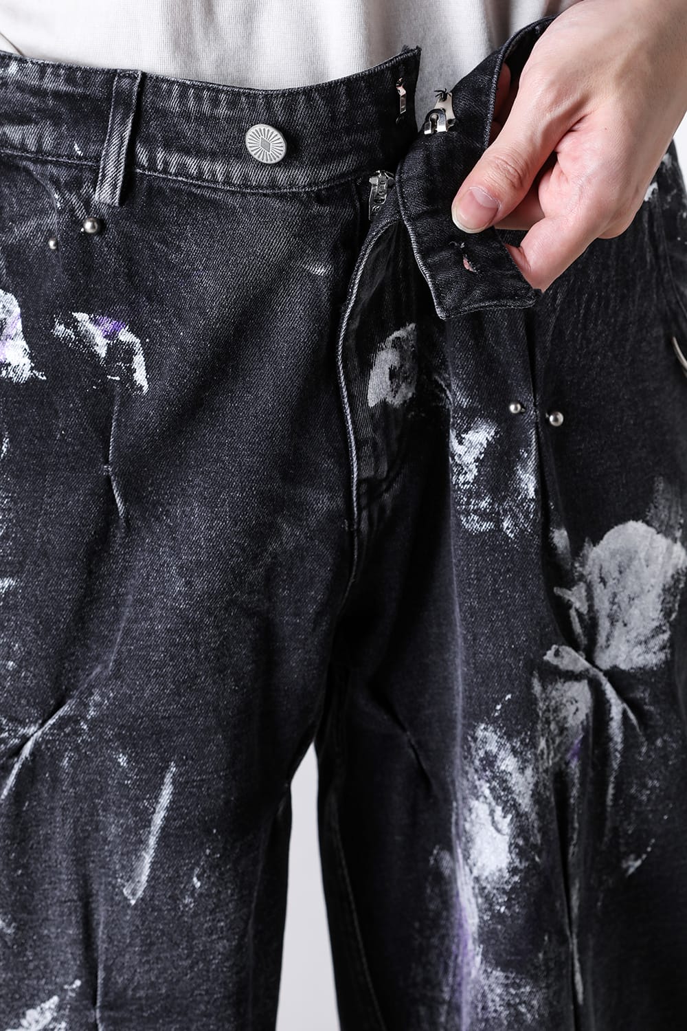 エモーショナル ワールド EMOTIONAL WORLD Pierced Jeans （BLACK） BLACK
