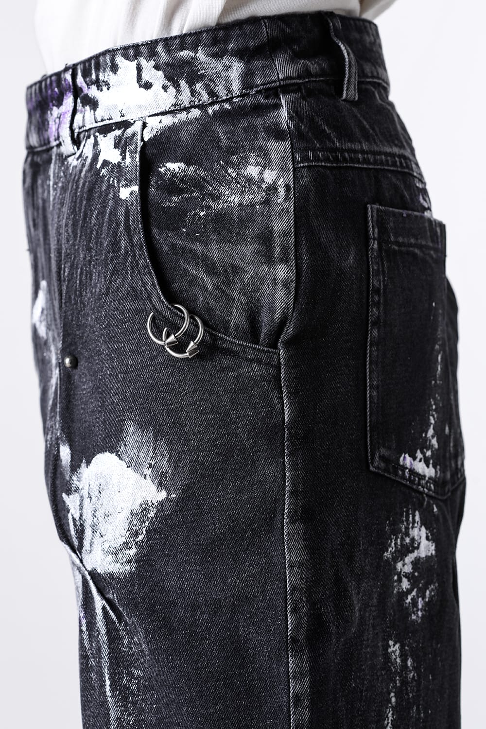 エモーショナル ワールド EMOTIONAL WORLD Pierced Jeans （BLACK） BLACK