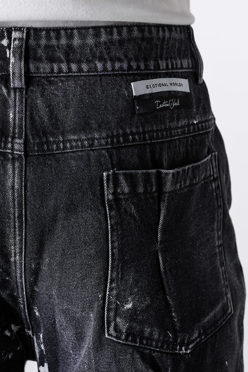 エモーショナル ワールド EMOTIONAL WORLD Pierced Jeans （BLACK） BLACK
