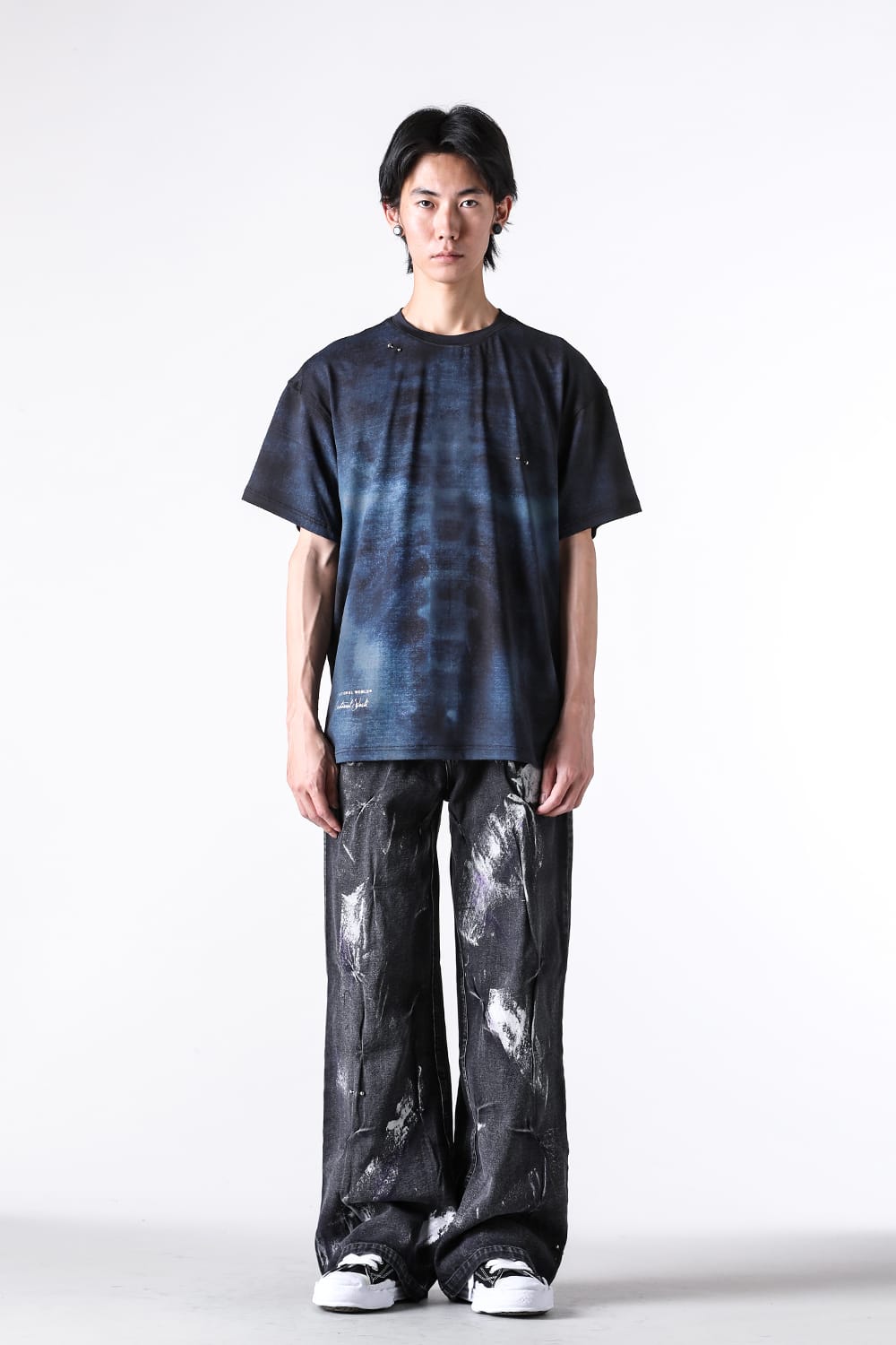 エモーショナル ワールド EMOTIONAL WORLD Pierced Jeans （BLACK） BLACK