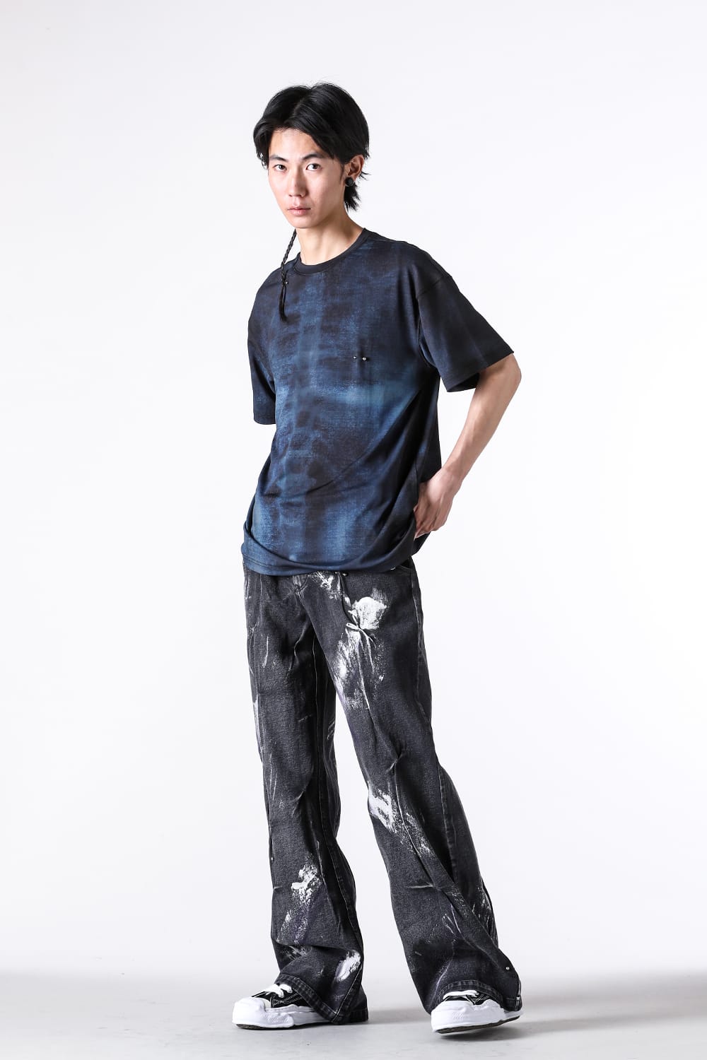 エモーショナル ワールド EMOTIONAL WORLD Pierced Jeans （BLACK） BLACK