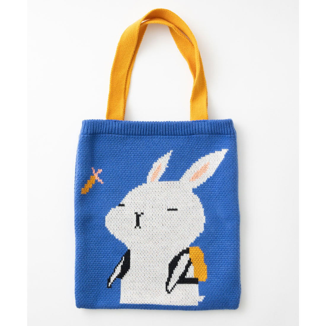 エモニーク emonique ニットトートバッグ 45x30cm （ブルー） その他7