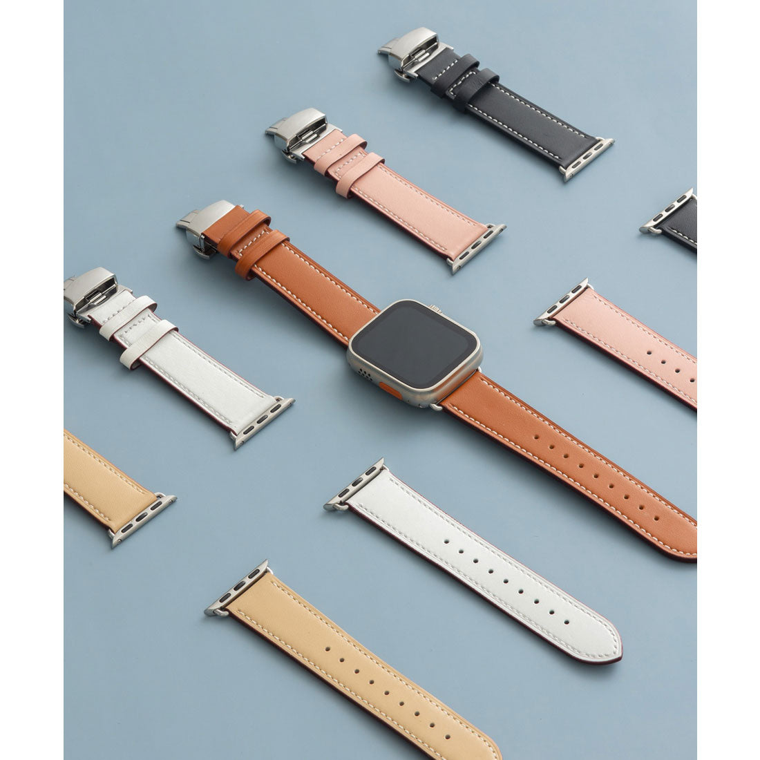 エモニーク emonique 本革レザー Apple Watch Band スマートウォッチバンド【38/40/41/42/44/45/49mm対応】