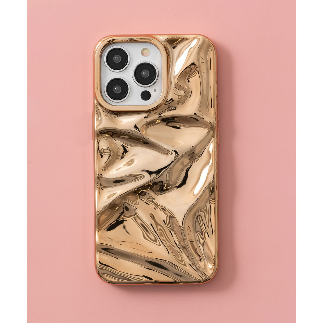 エモニーク emonique 立体ウェーブ シワ感 iPhoneケース カバー （その他5） その他5