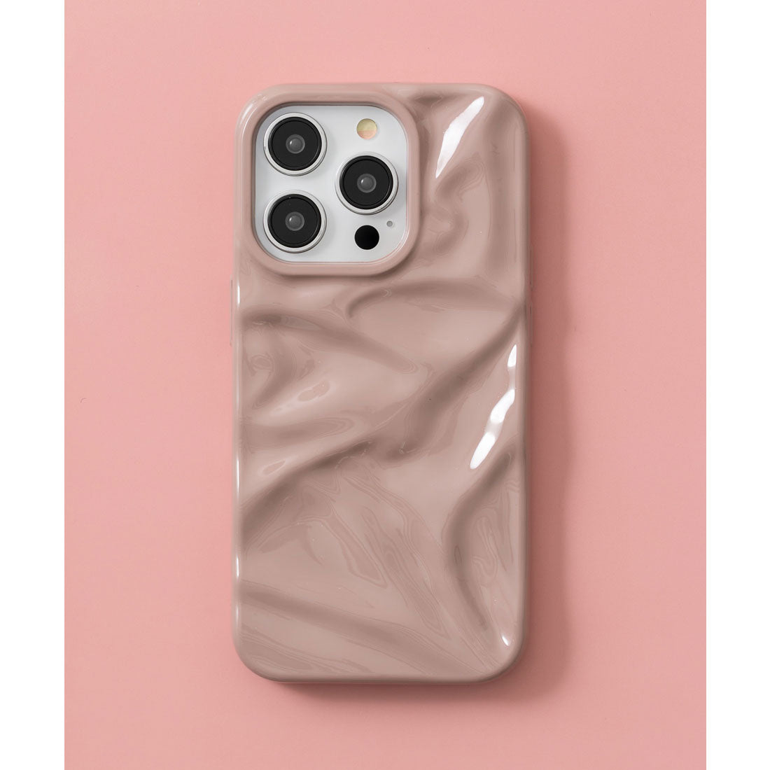 エモニーク emonique 立体ウェーブ シワ感 iPhoneケース カバー （その他26） その他26