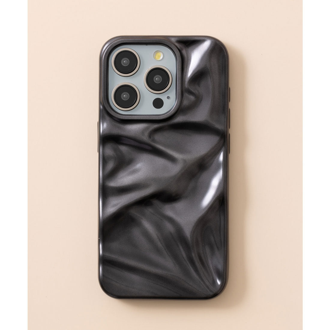 エモニーク emonique 立体ウェーブ シワ感 iPhoneケース カバー （その他9） その他9