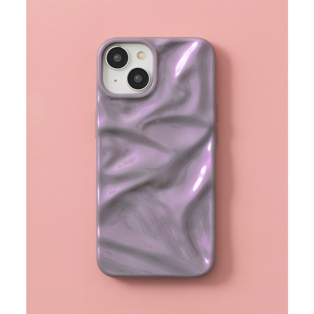 エモニーク emonique 立体ウェーブ シワ感 iPhoneケース カバー （その他18） その他18