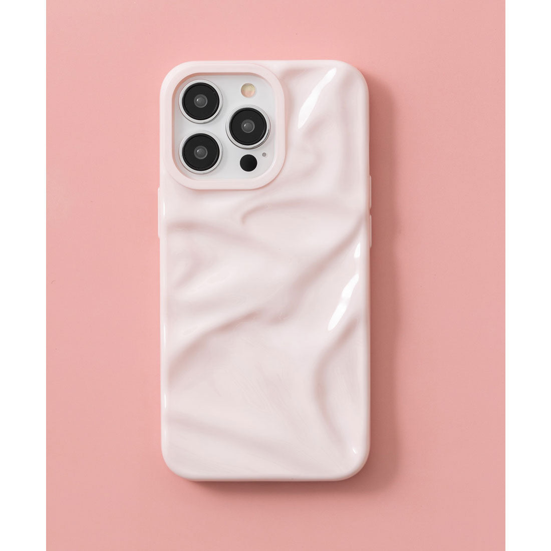 エモニーク emonique 立体ウェーブ シワ感 iPhoneケース カバー （その他23） その他23