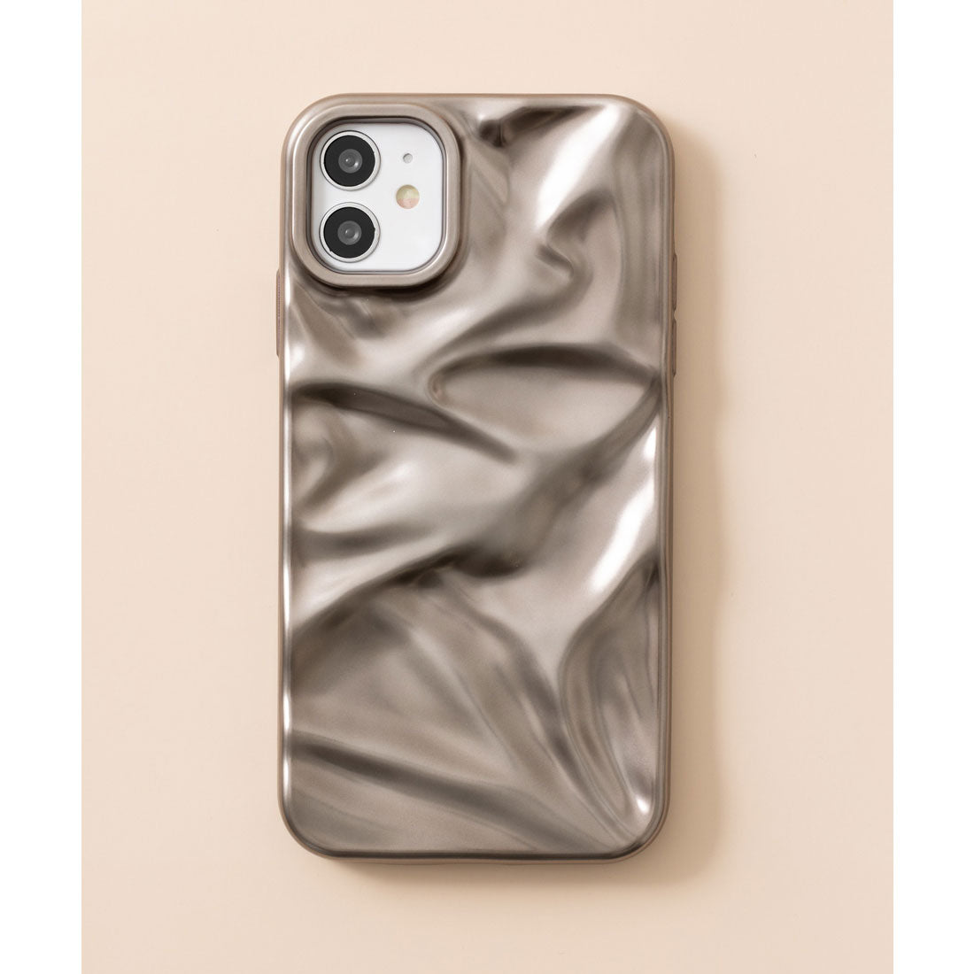 エモニーク emonique 立体ウェーブ シワ感 iPhoneケース カバー （その他11） その他11
