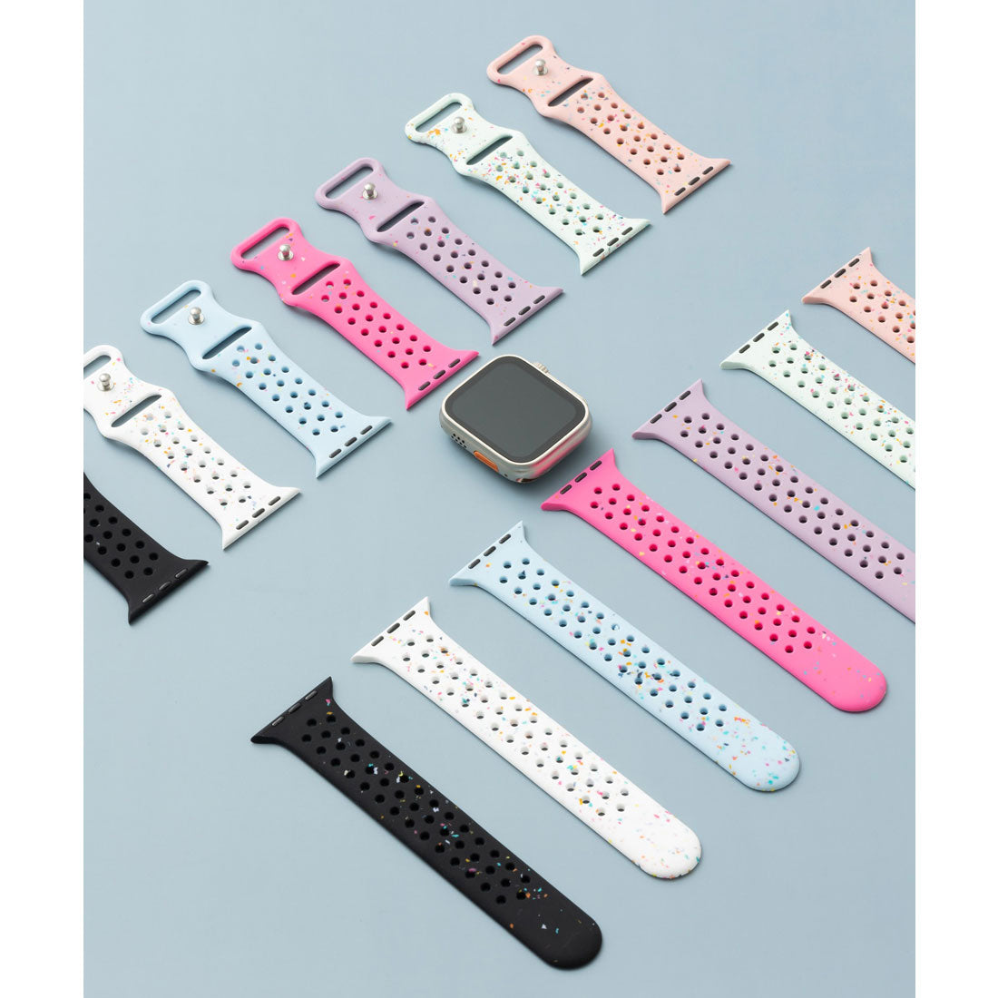 Emonique Smart Watch Band Silicone [Compatible with 38/40/41/42/44/45/49mm]