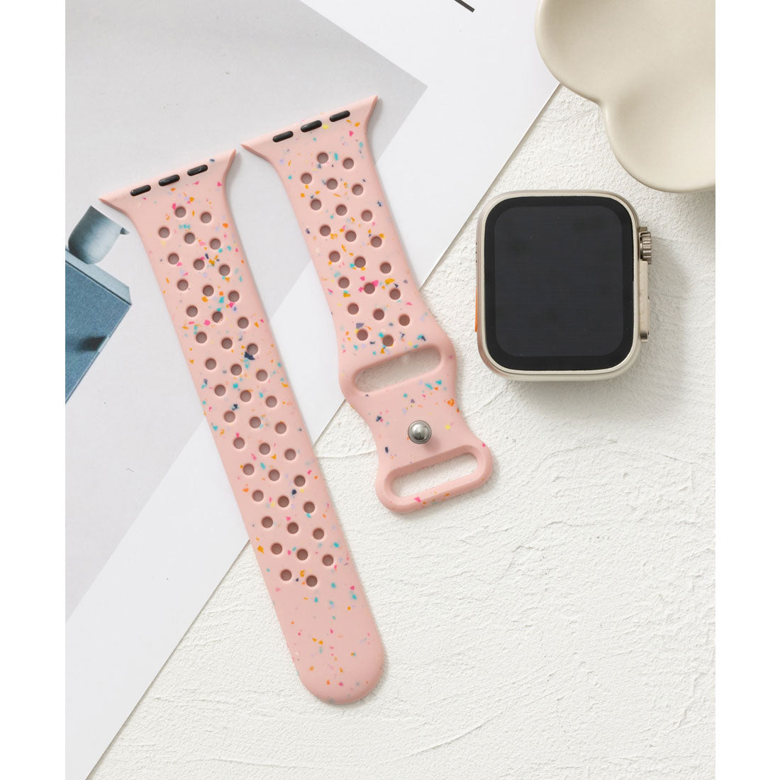 Emonique Smart Watch Band Silicone [Compatible with 38/40/41/42/44/45/49mm]
