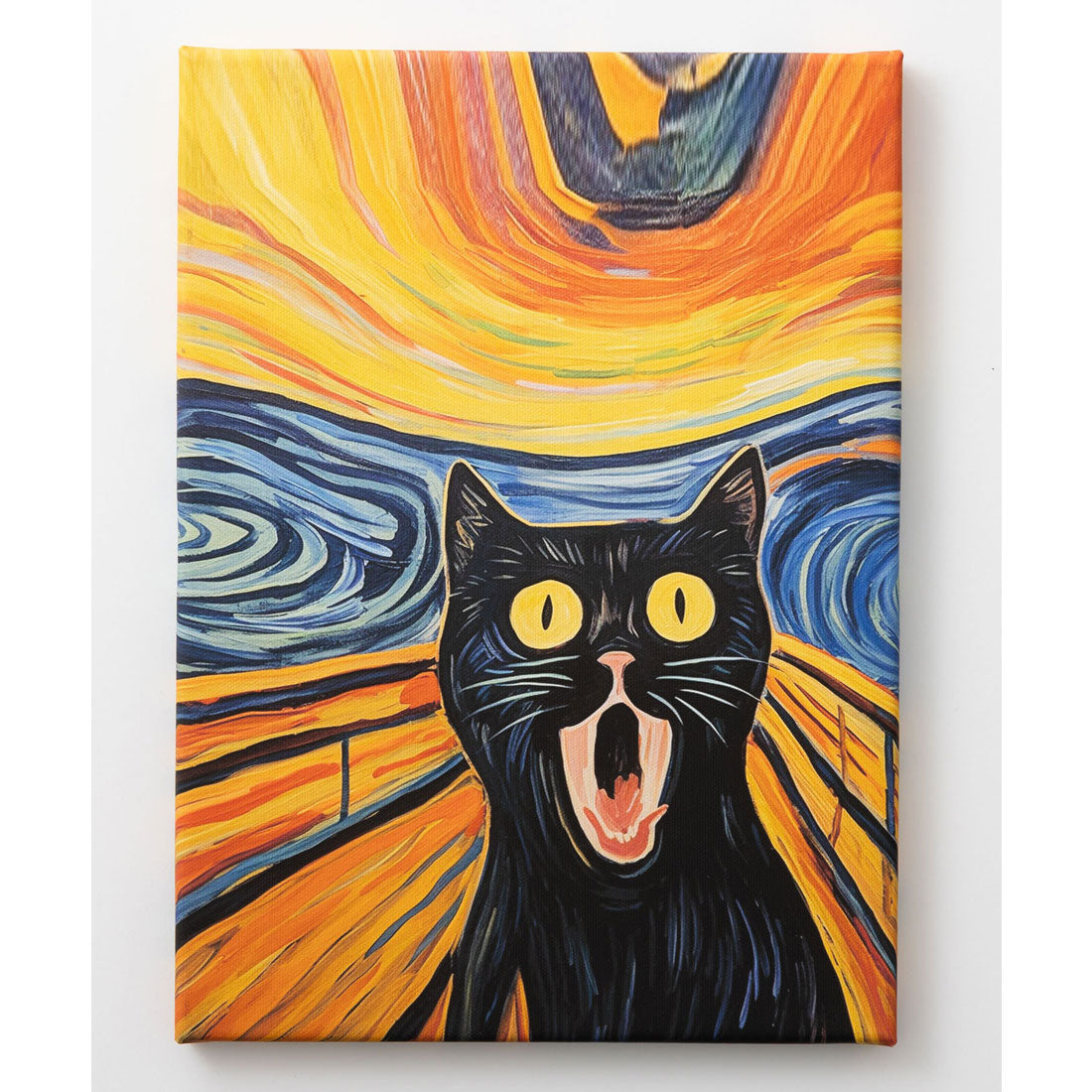 エモニーク emonique 猫 デザイン 世界の名画 壁掛け アートキャンバス （その他2） その他2
