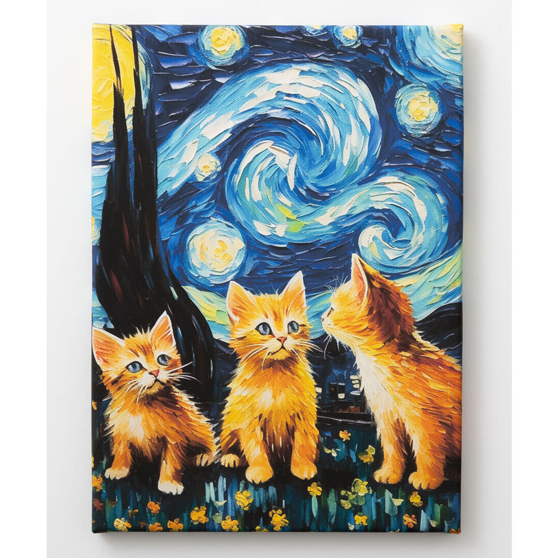 エモニーク emonique 猫 デザイン 世界の名画 壁掛け アートキャンバス （その他10） その他10