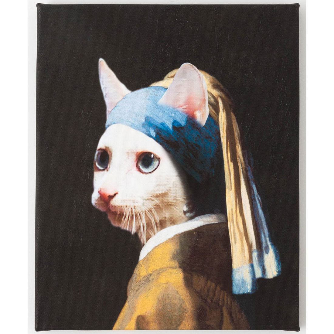 エモニーク emonique 猫 犬 デザイン 名画 壁掛け アートキャンバス （L） L