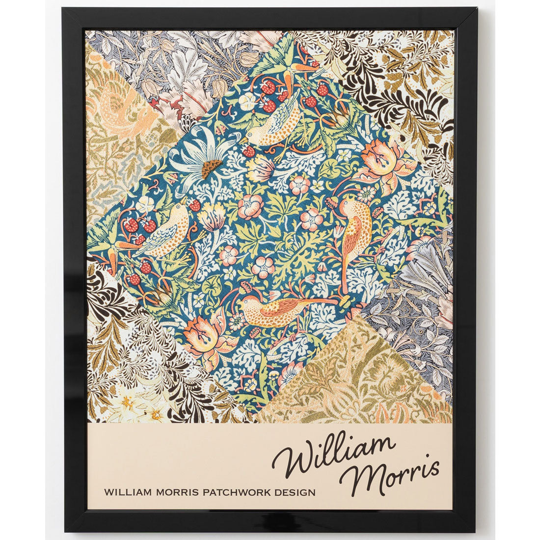 Emonique William Morris design giclee print with frame