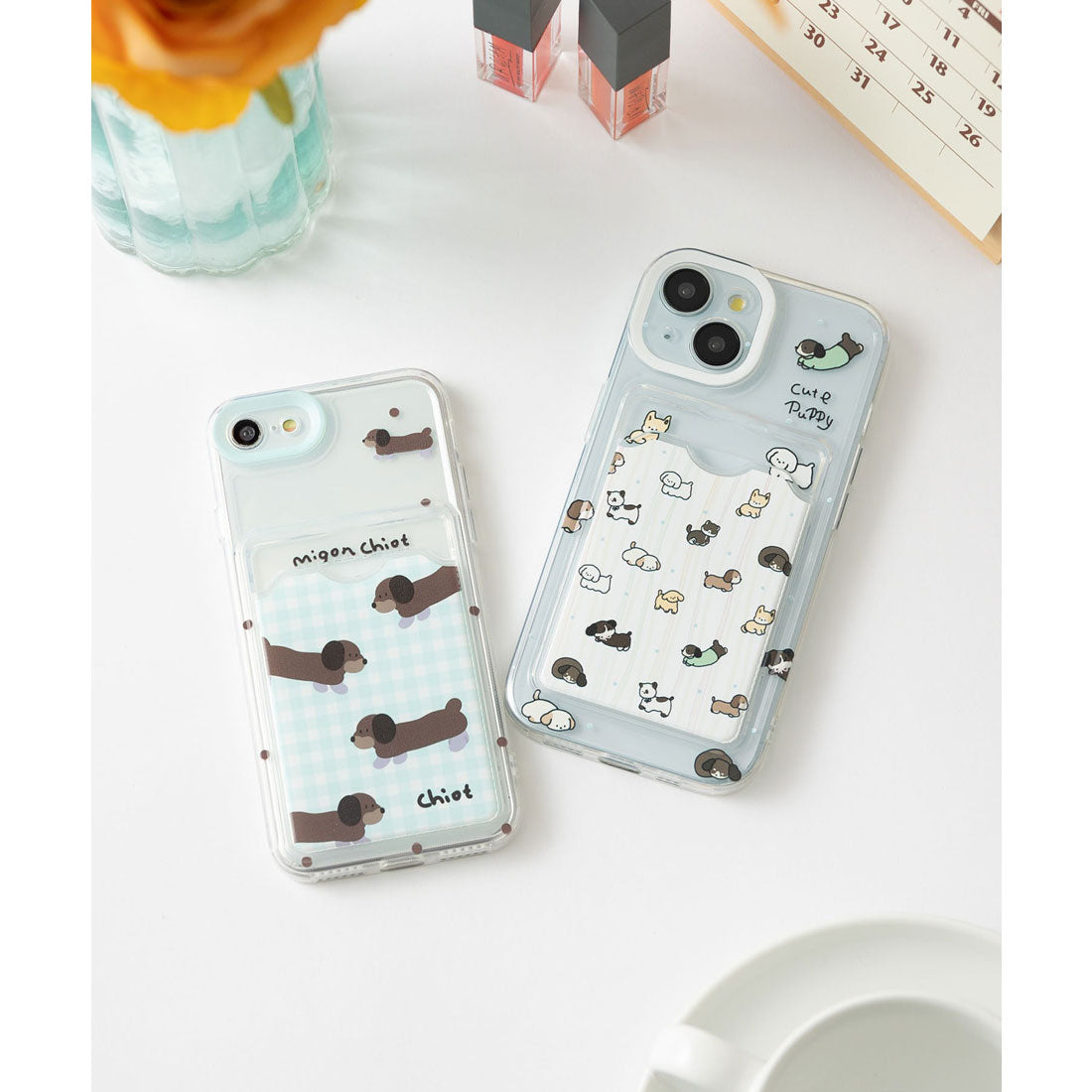 エモニーク emonique iPhoneケース カバー （ライトブルー） ライトブルー