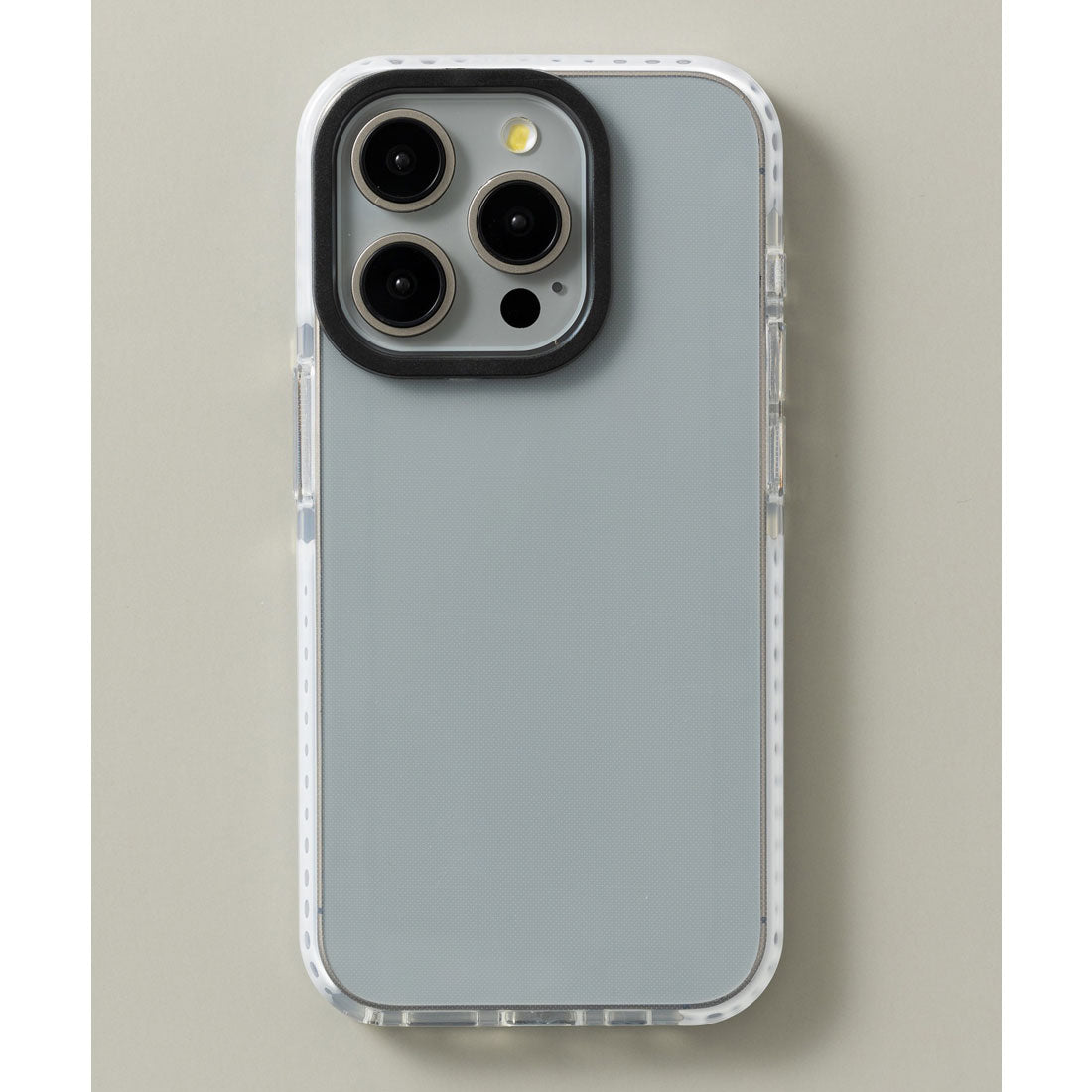 エモニーク emonique クリア iPhoneケース カバー （ホワイト） ホワイト