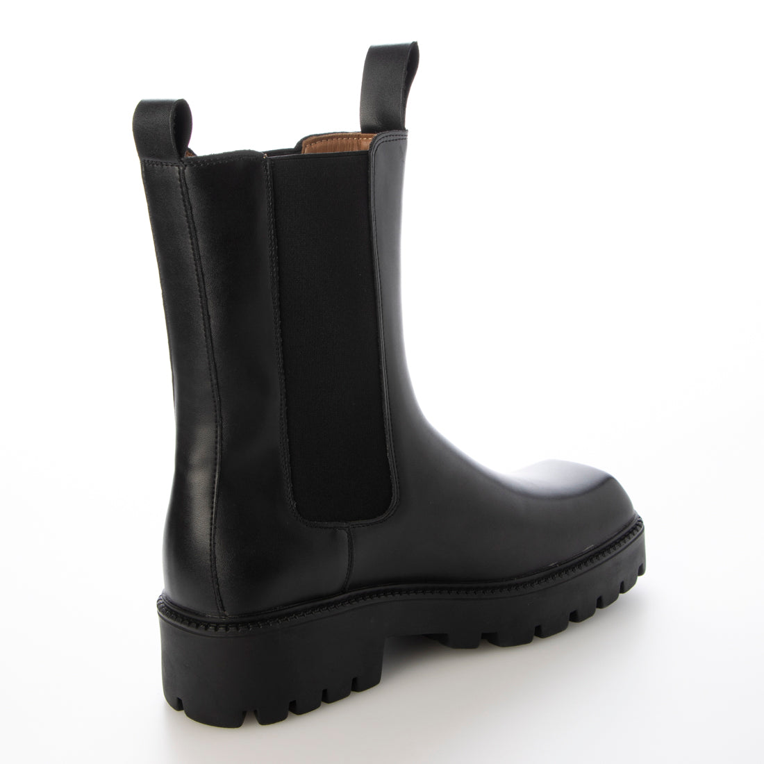 endevice tank sole square toe side gore chelsea boots